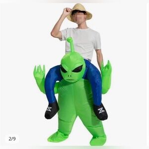 NIB! Inflatable alien
• costume -  one size -